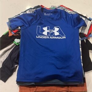 Under Armour Blue Kids Short Sleeve Tee